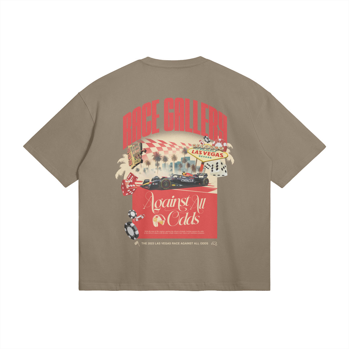 The Race Against All Odds Oversized T-Shirt