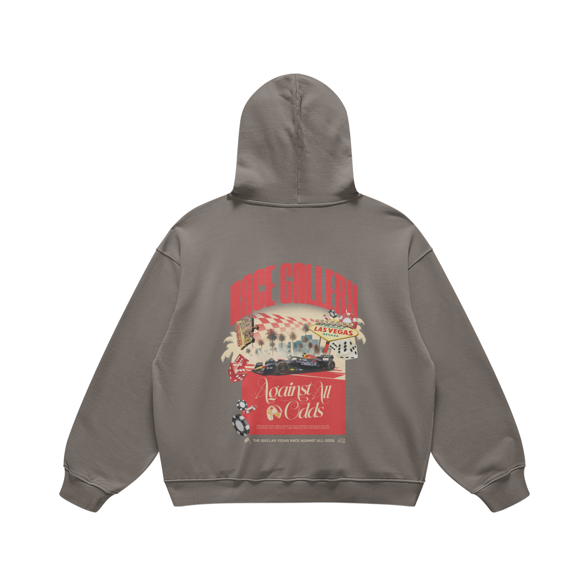 The Race Against All Odds Oversized Hoodie