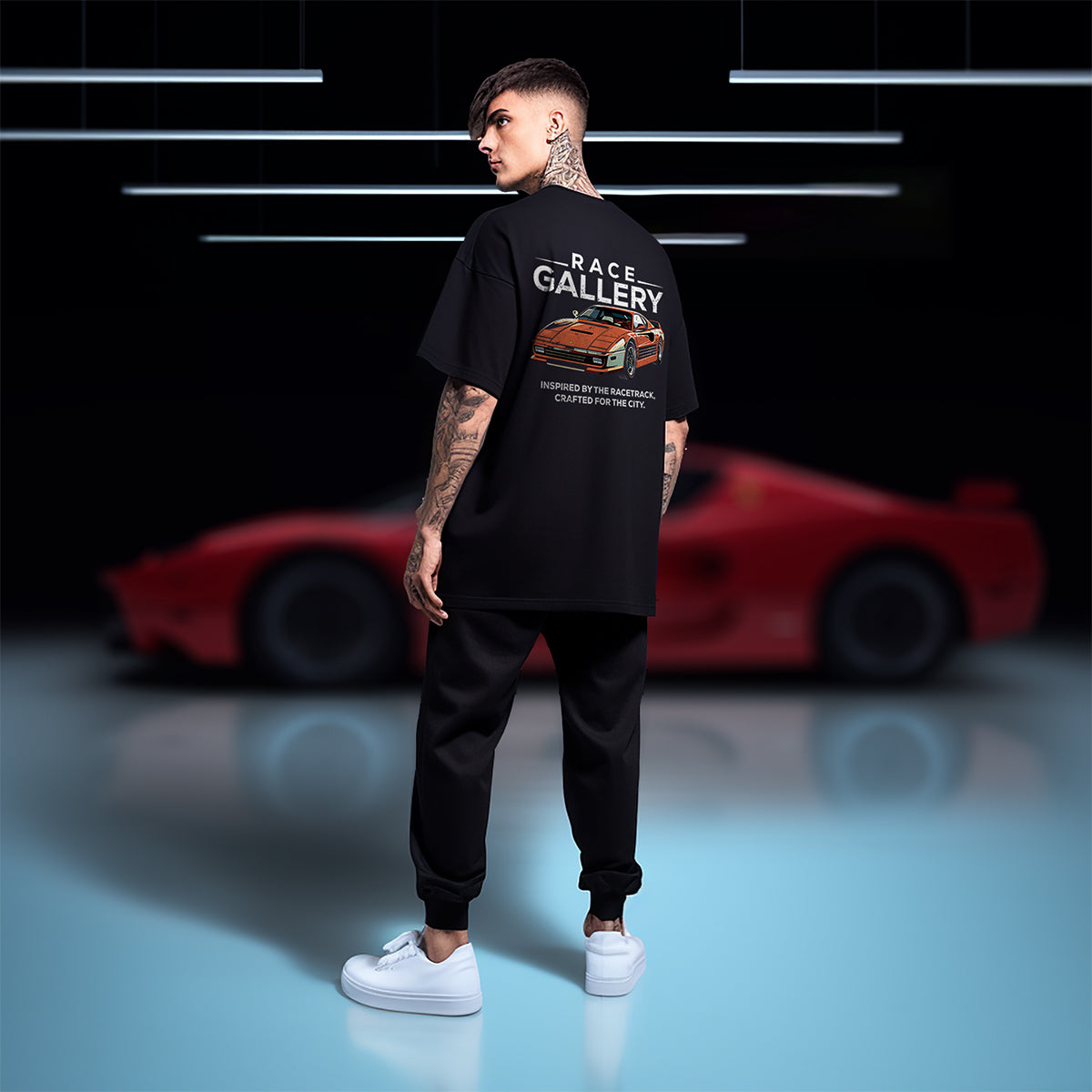 Inspired By The Racetrack Oversized T-Shirt