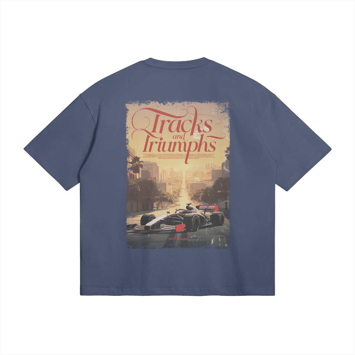 Tracks & Triumphs Oversized T-Shirt