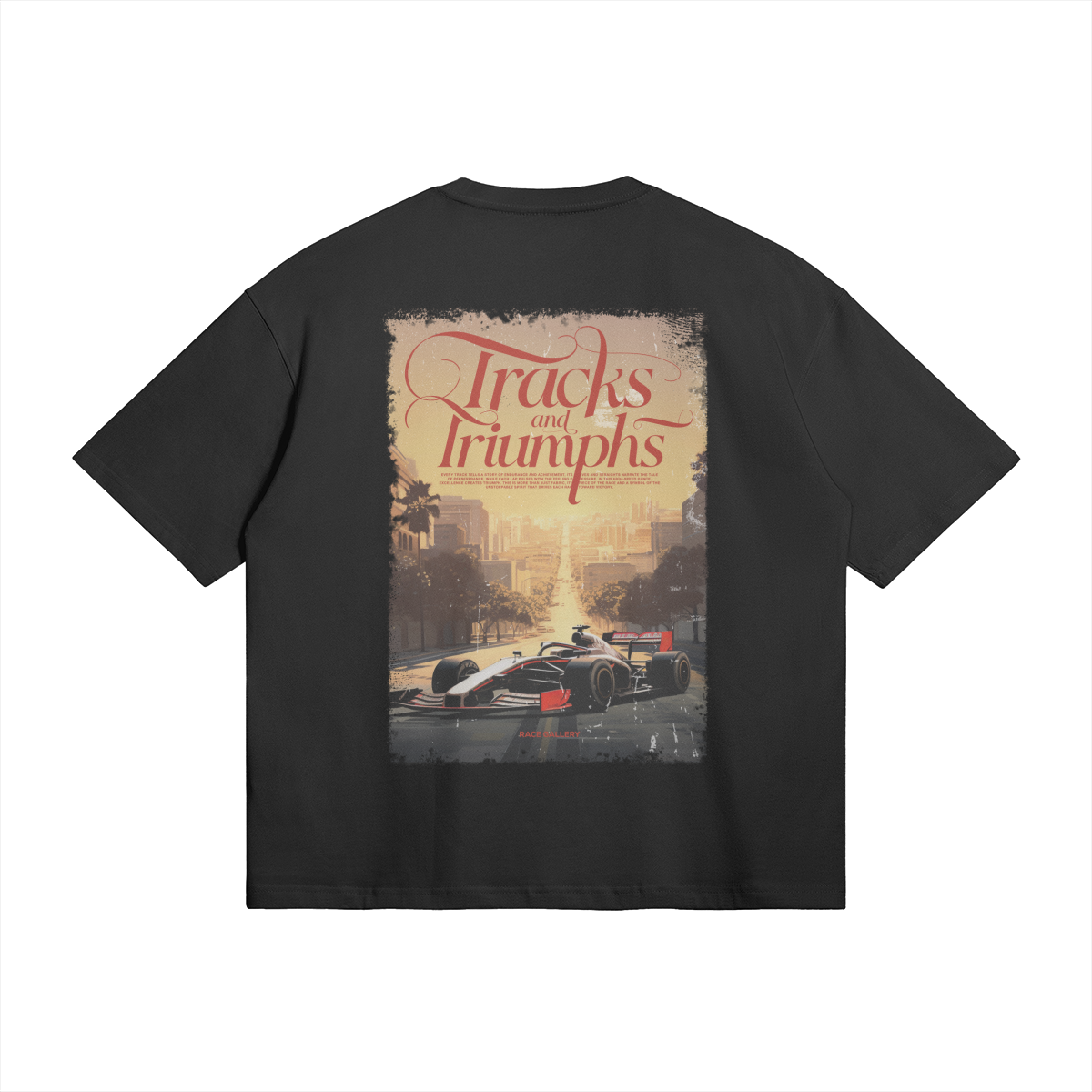 Tracks & Triumphs Oversized T-Shirt