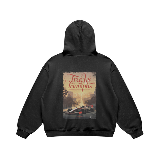 Tracks & Triumphs Oversized Hoodie