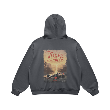 Tracks & Triumphs Oversized Hoodie