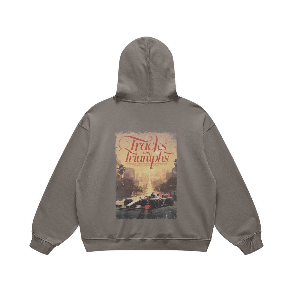 Tracks & Triumphs Oversized Hoodie