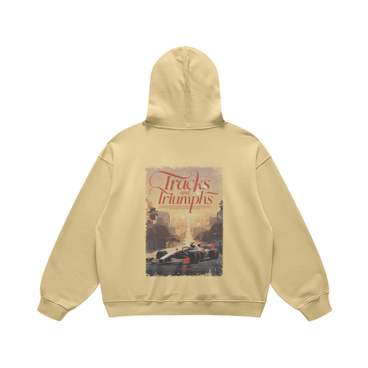 Tracks & Triumphs Oversized Hoodie