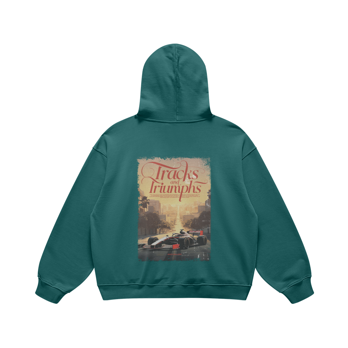 Tracks & Triumphs Oversized Hoodie